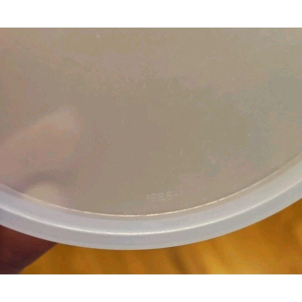Orange Tupperware Stuffables Bowl 5422A-7 With Sheer Lid 1928-1